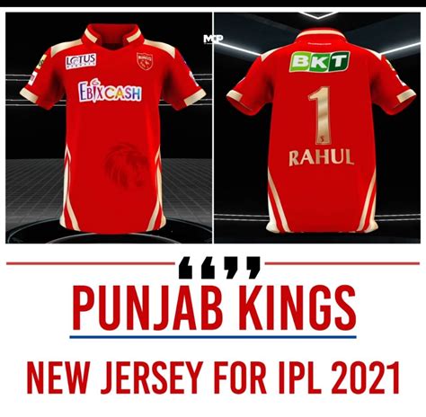 punjab kings xi new jersey